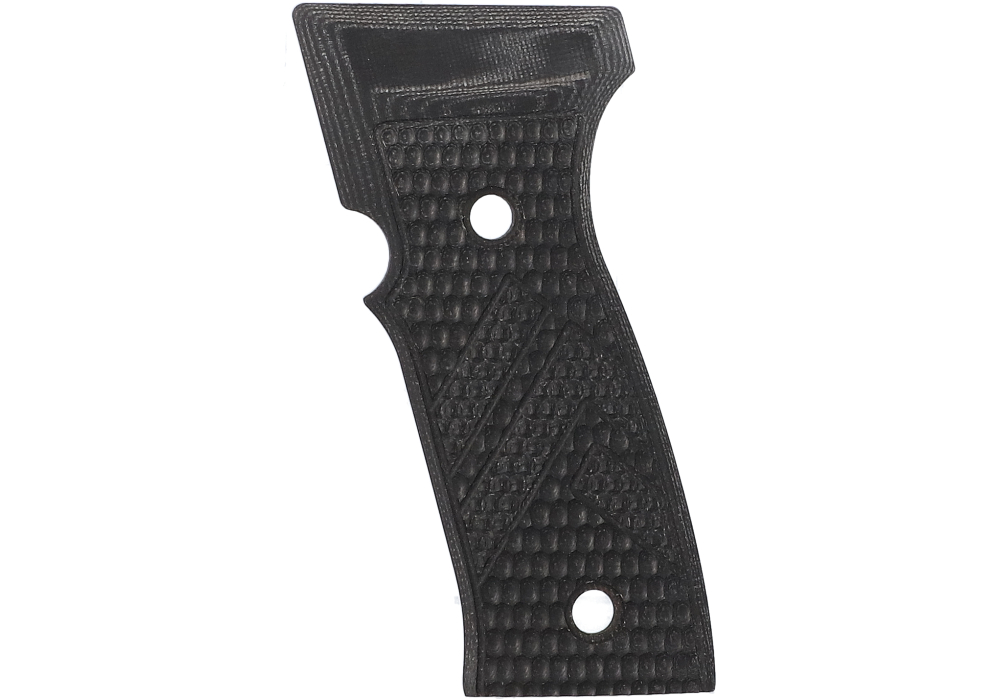 P320-AXG LEGION GRIP PANEL LEFT, G10, BLACK/GRAY