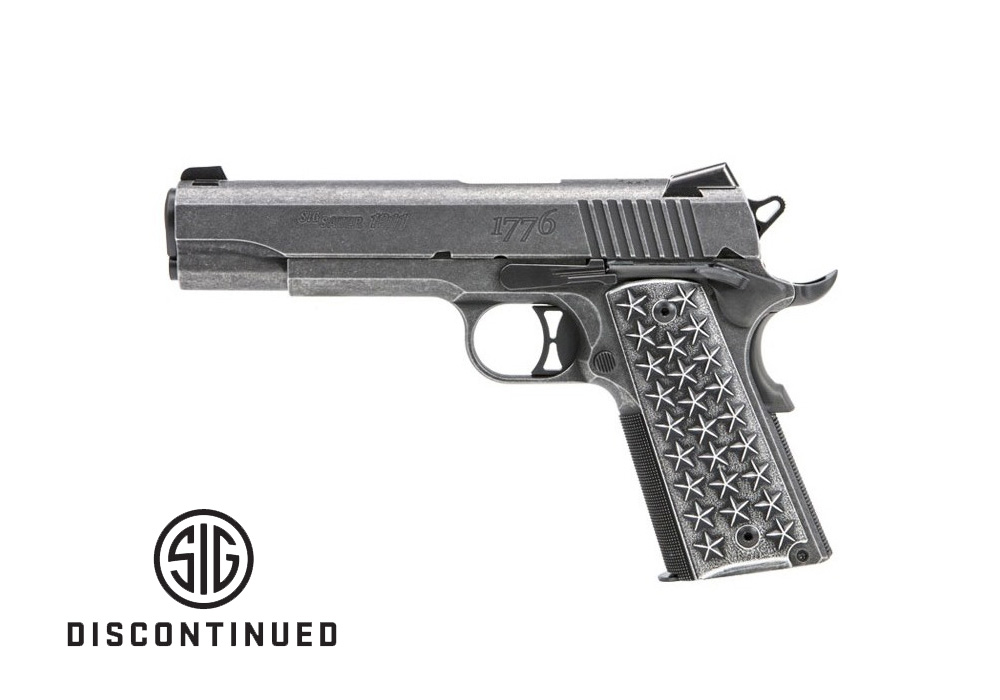 [["1911, 45 ACP, 5IN, WE THE PEOPLE , DISTRESSED , SAO, SIGLITE, STAR GRIPS , (2) 8RD STEEL MAG, TRADITIONAL SLI","DE"]]