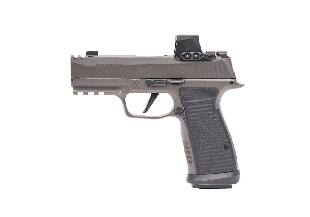 Compact Pistols With Interchangeable Grips