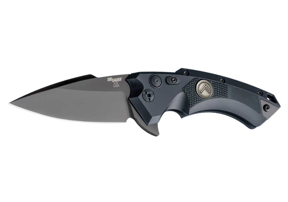 LEGION X5 SPEAR POINT FOLDING KNIFE - HOGUE