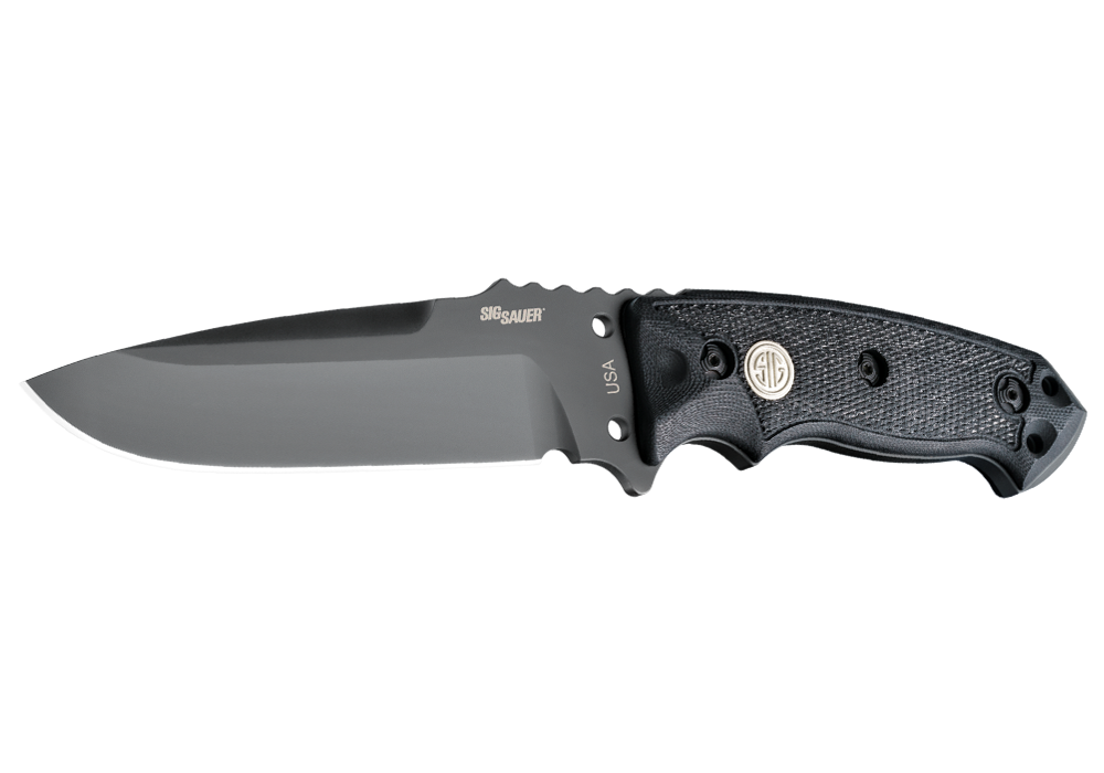 TACTICAL EX-F01 DROP POINT FIXED BLADE KNIFE - HOGUE