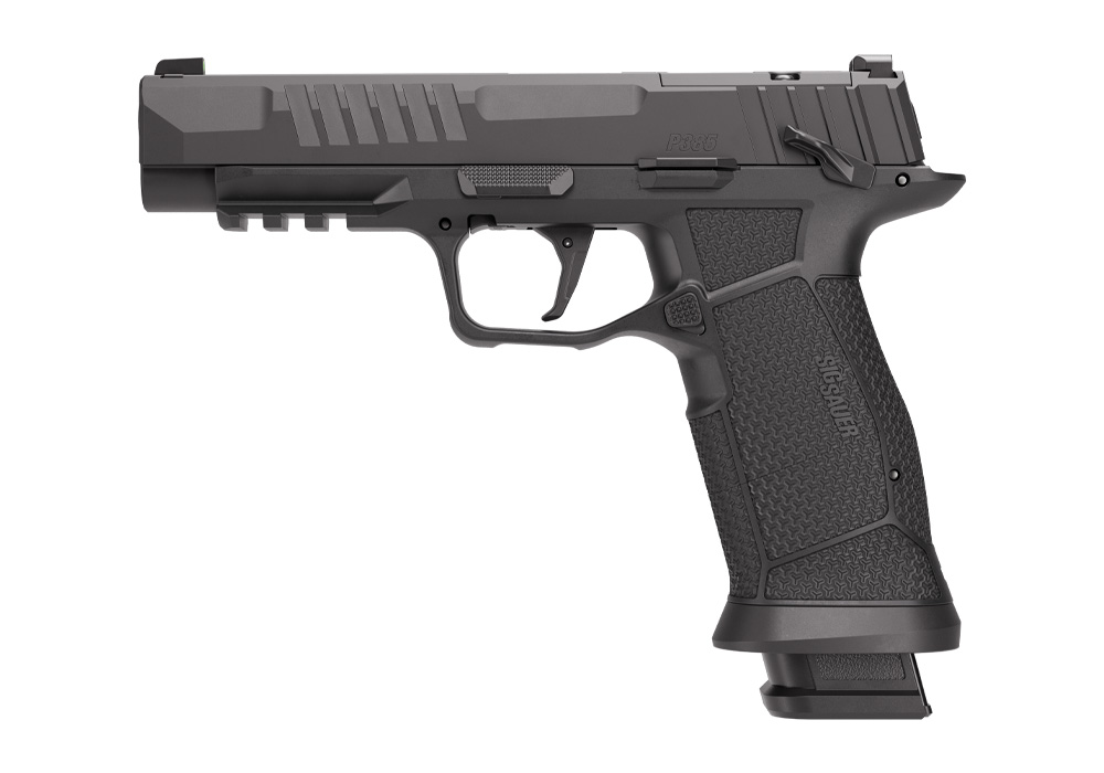 P385, 9MM, 4.7IN, BLK, STRIKER, X-RAY 3 OPTIC READY, MOD POLY GRIP, (1) 17RD (2) 21RD STEEL MAG, MANUAL SAFETY