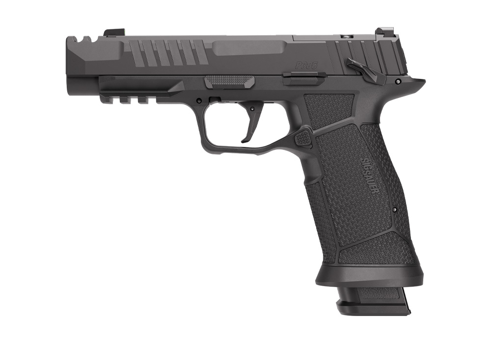 P385, 9MM, 4IN, BLK, STRIKER, X-RAY 3 OPTIC READY, MOD POLY GRIP, (1) 17RD (2) 21RD STEEL MAG, COMP, MANUAL SAFETY