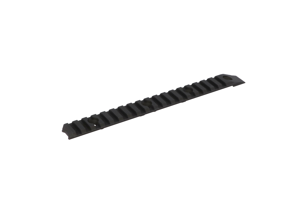 CROSS RECEIVER TOP RAIL, 0 MOA - BLK