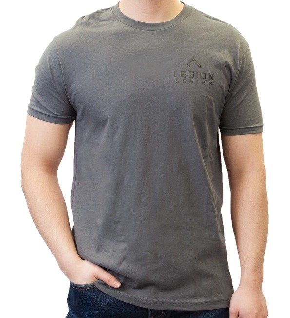 LEGION MENS SHORT SLEEVE T-SHIRT - GRAY - SM