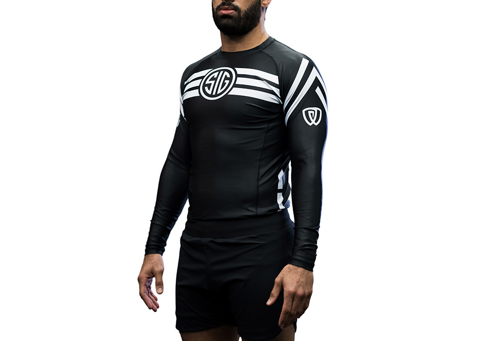 SIG SAUER-PHALANX LONG SLEEVE RASH GUARD-BLK-M