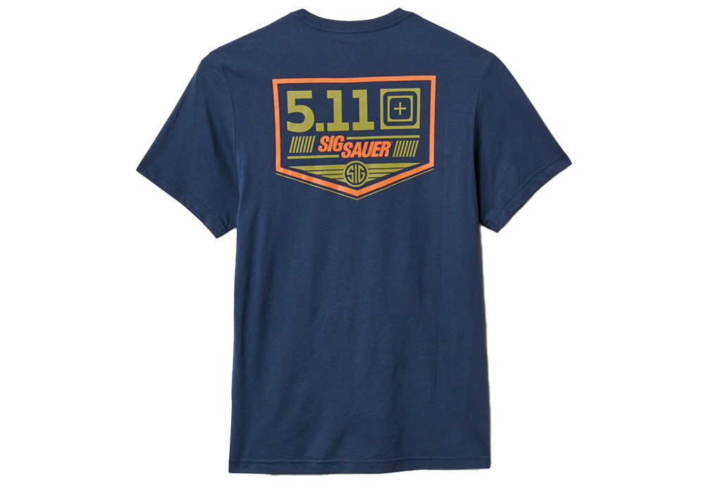 5.11 SIG SAUER CREST - MEN'S NAVY T-SHIRT