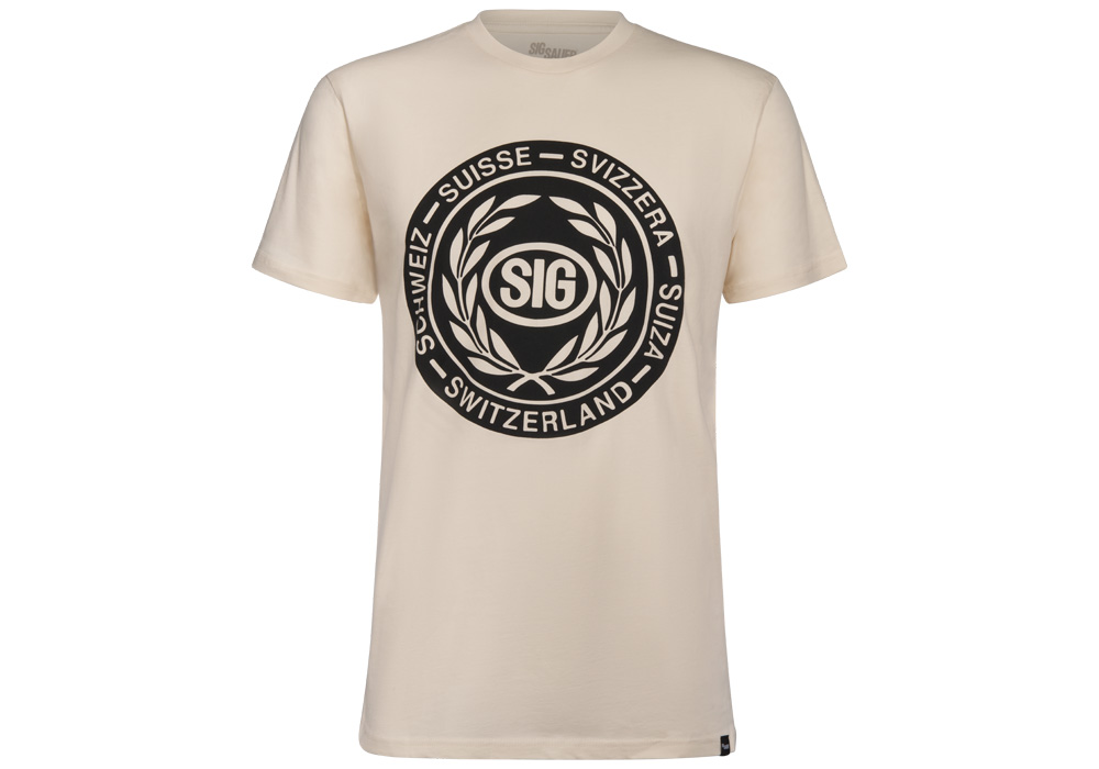 T-SHIRT, SWISS SAUER LOGO, WHITE, XL