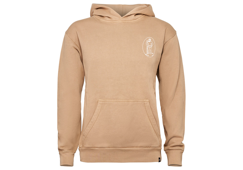 HOODIE, ORIGINAL SAUER LOGO, BURRO, MEDIUM