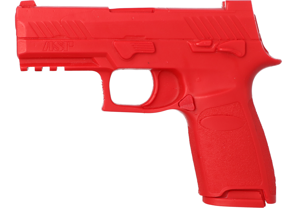 M18 RED TRAINING GUN WITH 2 MAGS - ASP RED GUNS