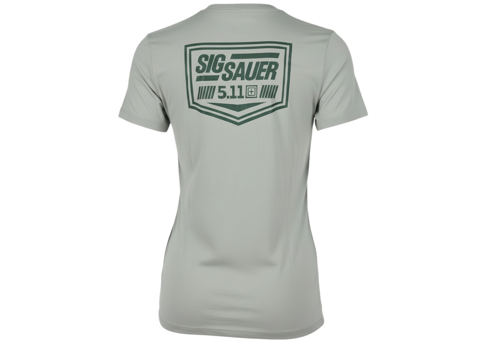 5.11 SIG SAUER CREST - WOMEN'S SHADOW GREEN T-SHIRT