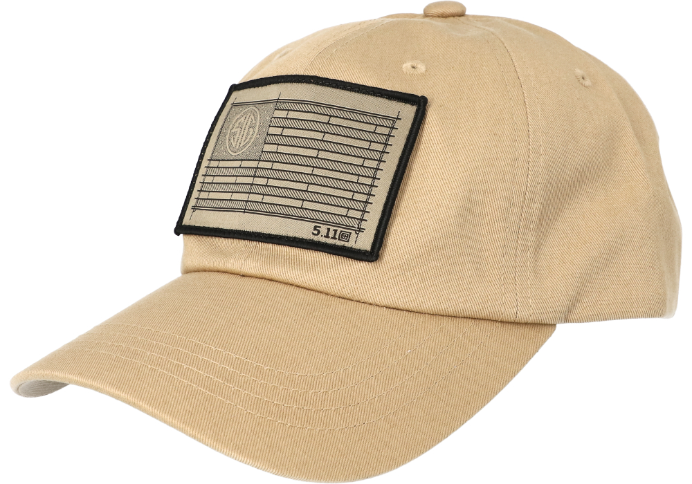 5.11 SIG SAUER SCHEMATIC FLAG HAT - KHAKI