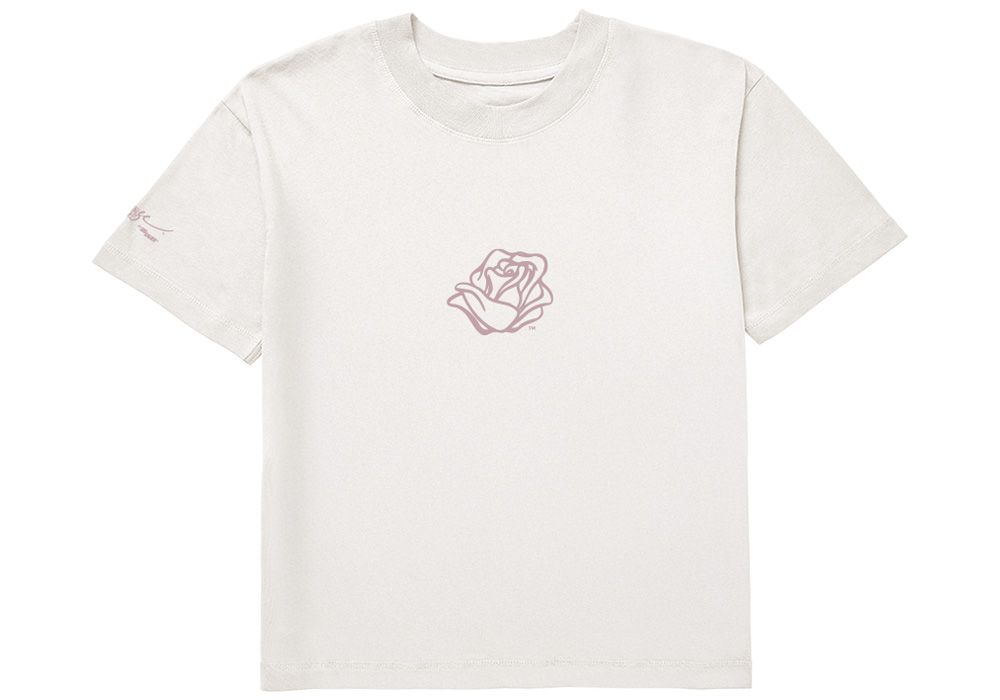 ROSE MARK BOXY WOMEN'S T-SHIRT - PORCELAIN