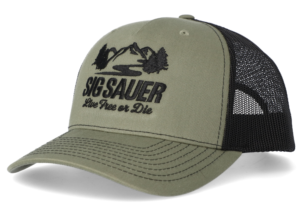 SIG SAUER LIVE FREE OR DIE HAT - LODEN