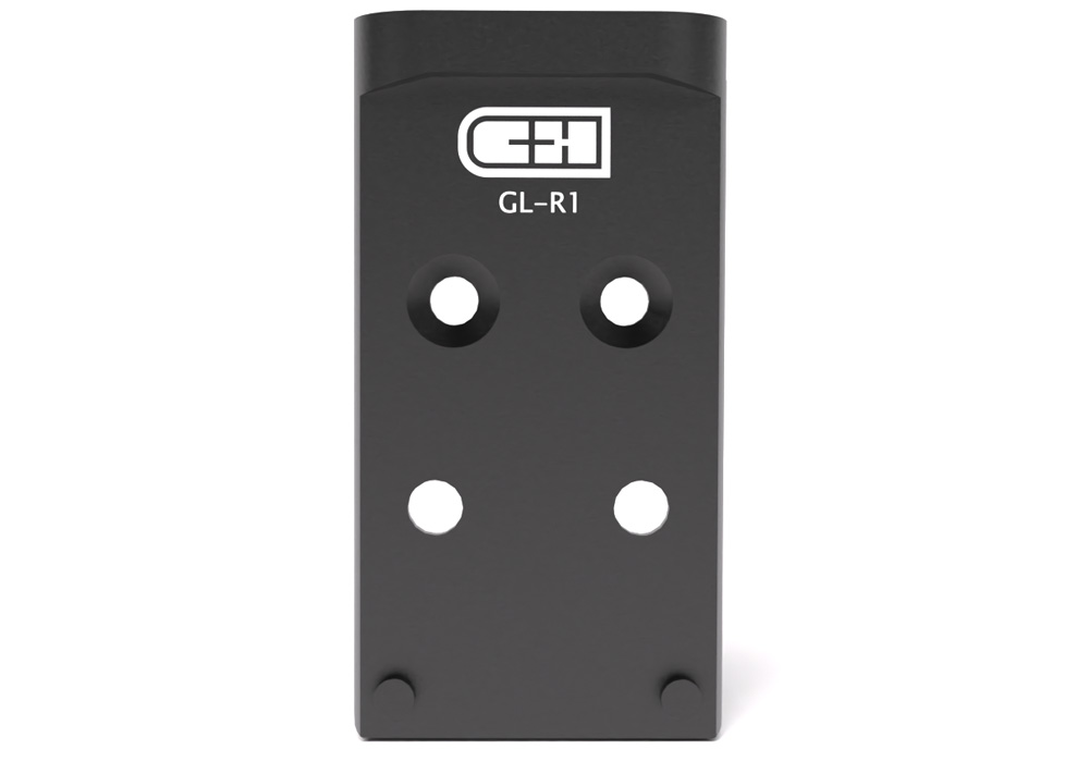 C&H PRECISION MOUNTING PLATE FOR THE ROMEO1 - FITS GLOCK MOS PISTOLS