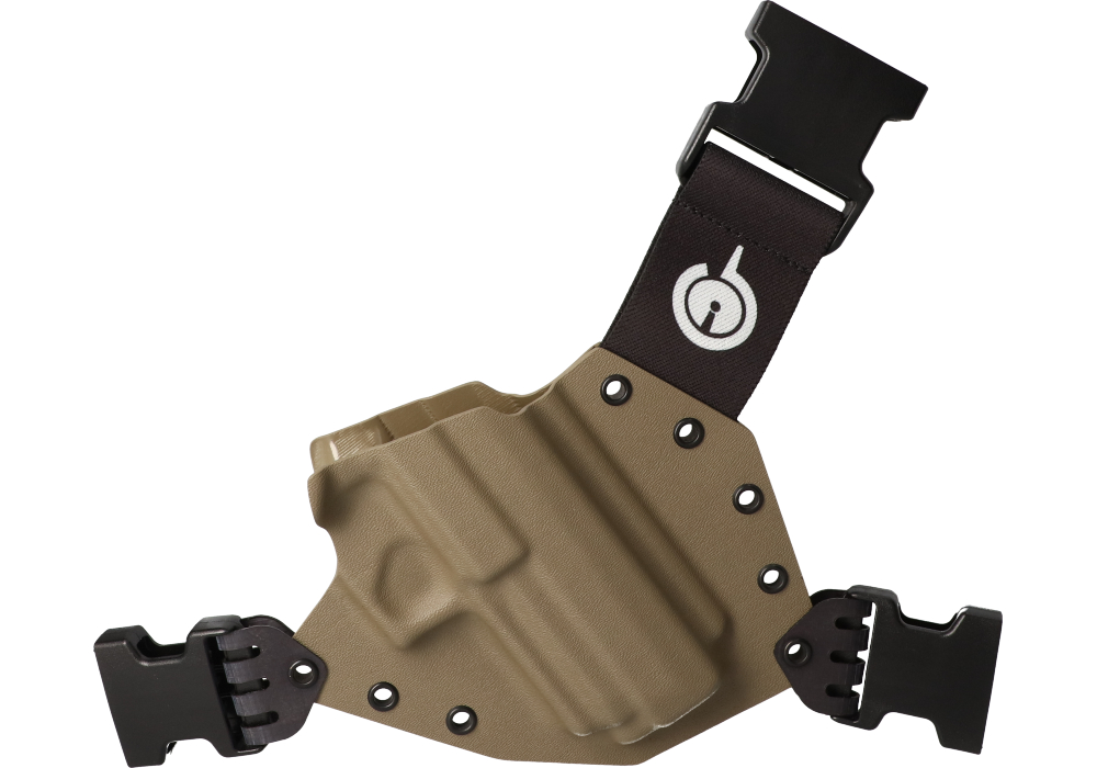 P320-XTEN COMP KENAI RH CHEST HOLSTER - FDE - GUNFIGHTERS