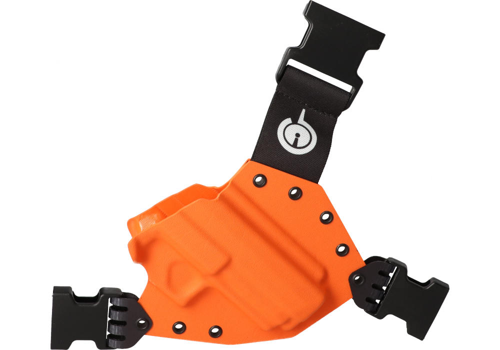 P320-XTEN COMP KENAI LH CHEST HOLSTER - ORANGE - GUNFIGHTERS