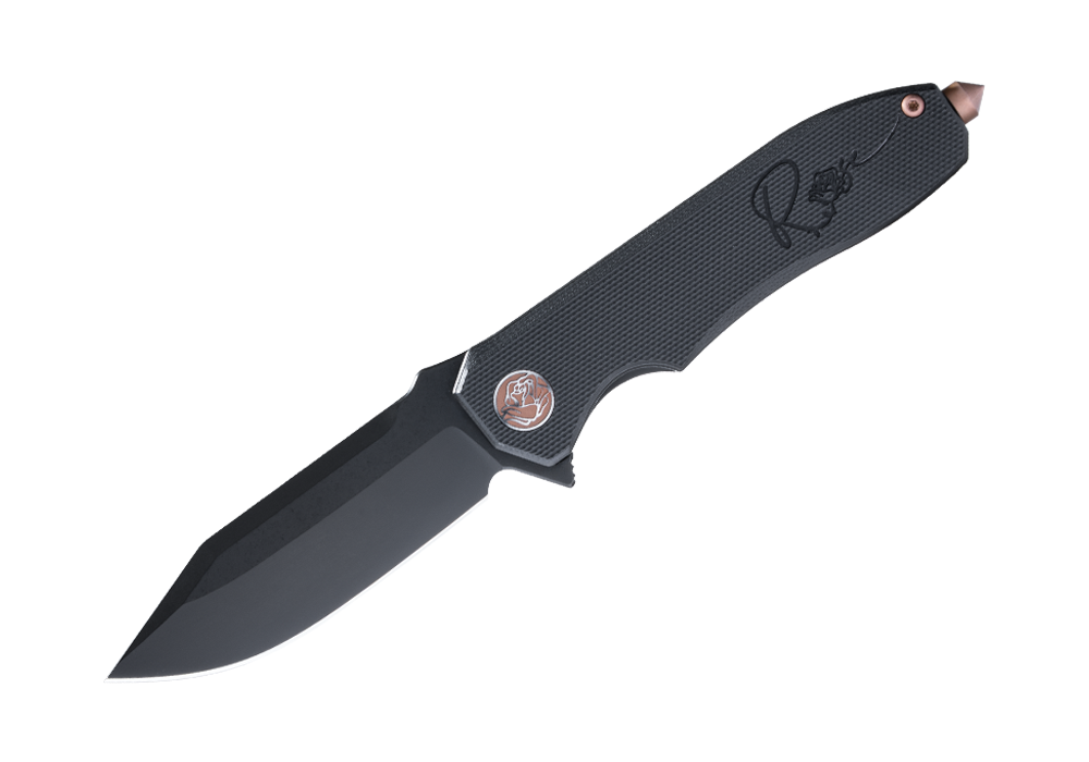 ROSE BY SIG SAUER DROP POINT KNIFE - BLACK G10 