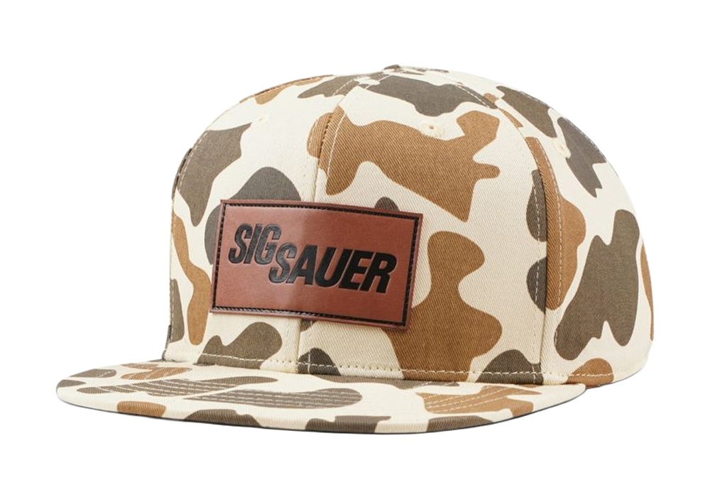 SIG SAUER DUCK CAMO SNAPBACK HAT