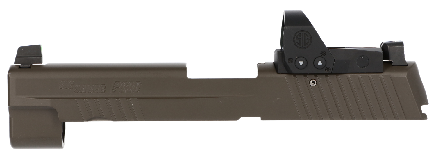 P226 LEGION 9MM 4.4" SLIDE ASSEMBLY, ROMEO1PRO, GRAY
