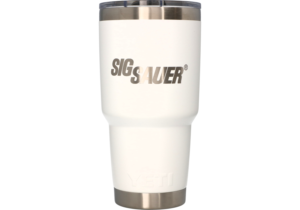 SIG SAUER 30 OZ YETI RAMBLER - WHITE