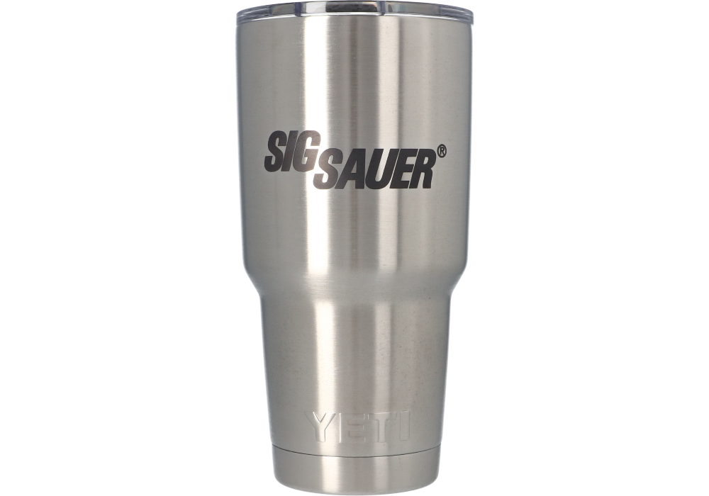 SIG SAUER 30 OZ STAINLESS YETI RAMBLER - STAINLESS