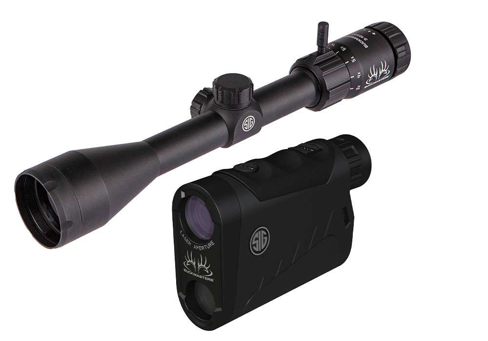 BUCKMASTERS COMBO, 1500 LRF &amp; 3-12X44MM SCOPE