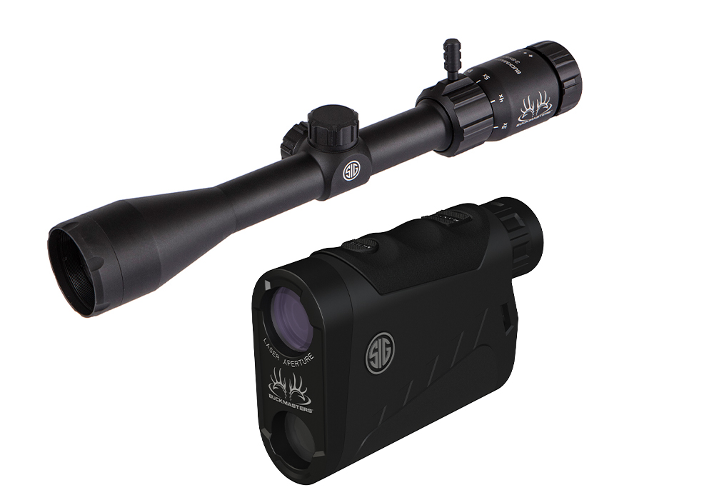BUCKMASTERS COMBO, 1500 LRF &amp; 3-9X40MM SCOPE