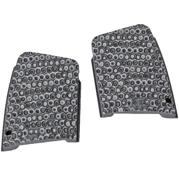 P290, G10, Black/Gray, Piranha Grip Set