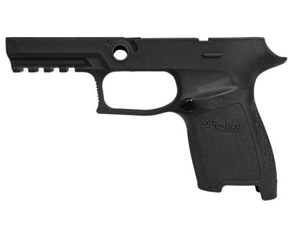 P320 COMPACT 9MM/40/.357 GRIP MODULE - BLACK, LARGE GRIP