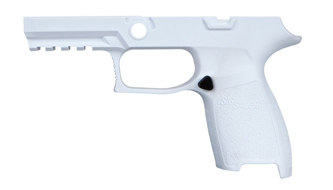 P320 COMPACT 9MM/40/.357 GRIP MODULE - WHITE, MEDIUM GRIP