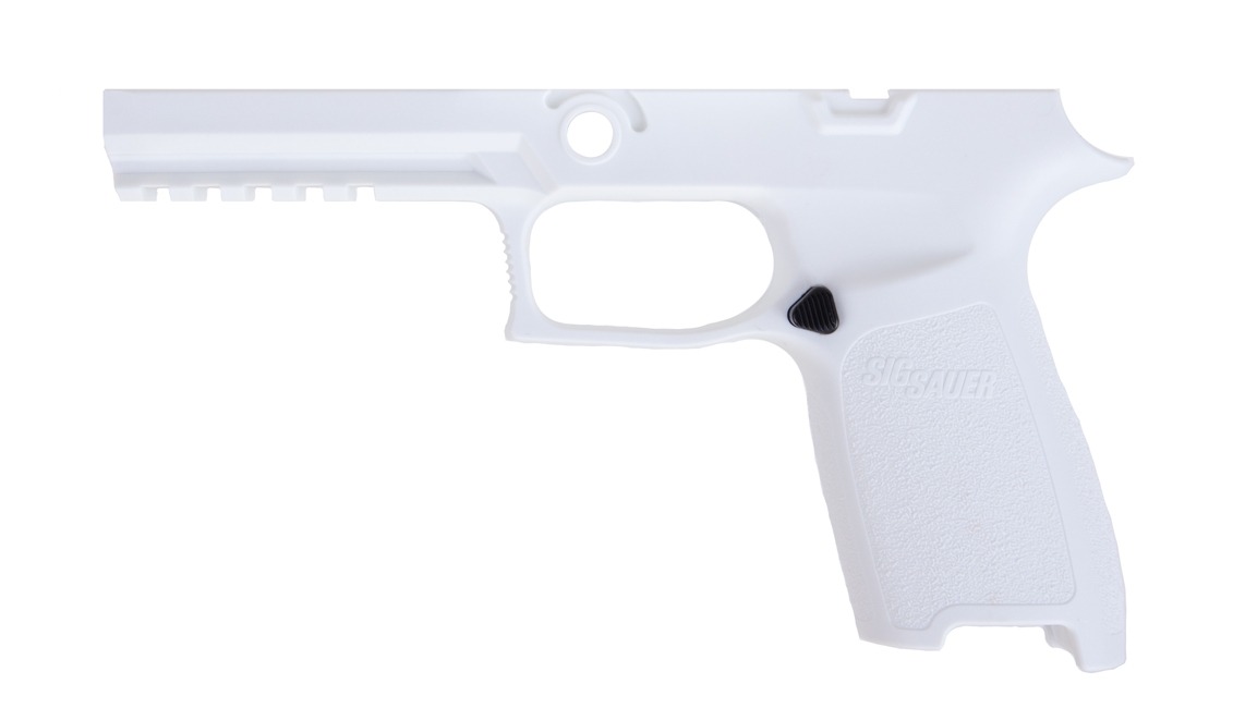 P320/P250 FULL 9MM/40/.357 GRIP MODULE - WHITE, MEDIUM GRIP