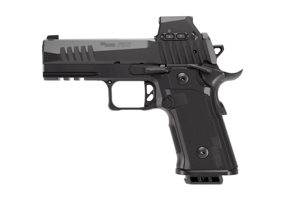 P211, 9MM, 4.2IN, BLK, SAO, X-RAY 3, ALLOY GRIP, (2) 21RD (1) 17RD STEEL MAG, ROMEO X PRO, SIG-LOC