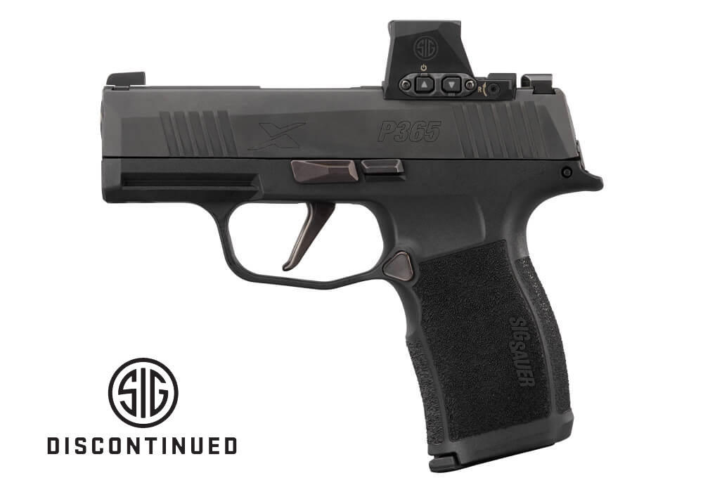 P365 X, 9MM, 3.1IN, BLK, STRIKER, X-RAY 3, MOD POLY GRIP, (2) 12RD STEEL MAG, ROMEO-X COMPACT(690.00)