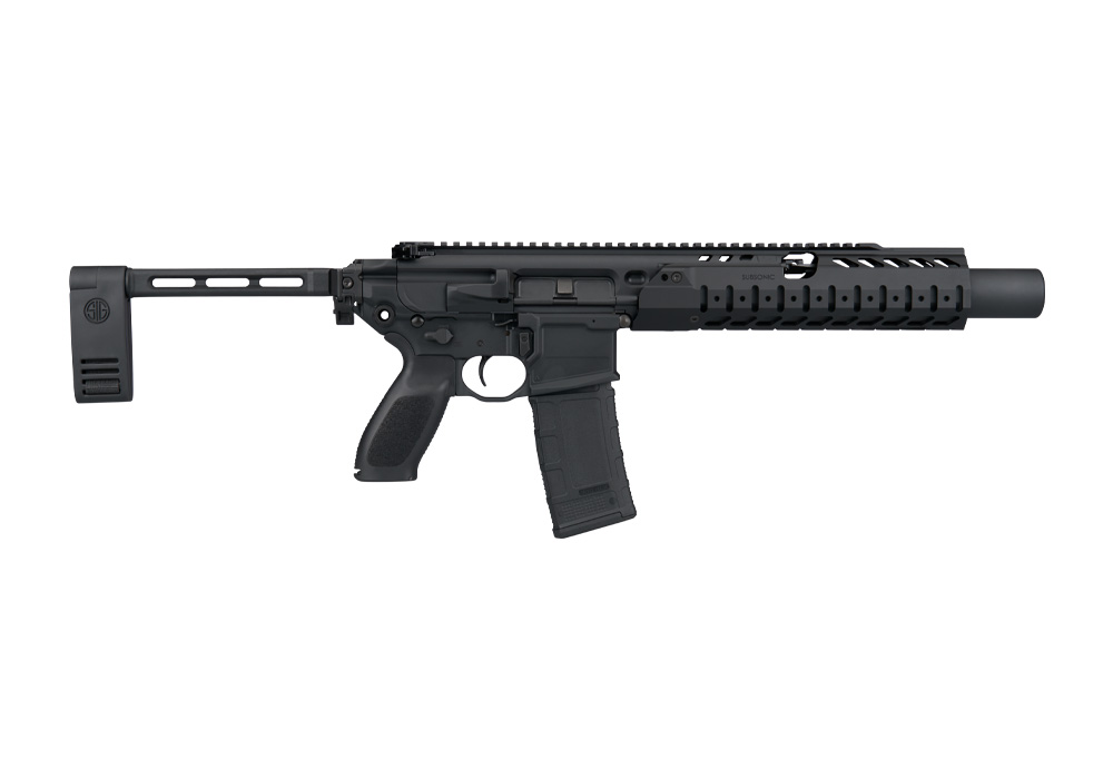 SIGMCX, 300 BLK, PISTOL, 6.75IN, BLK, SEMI, FOLD PCB, LVSD HG, (1) 30RD MAG