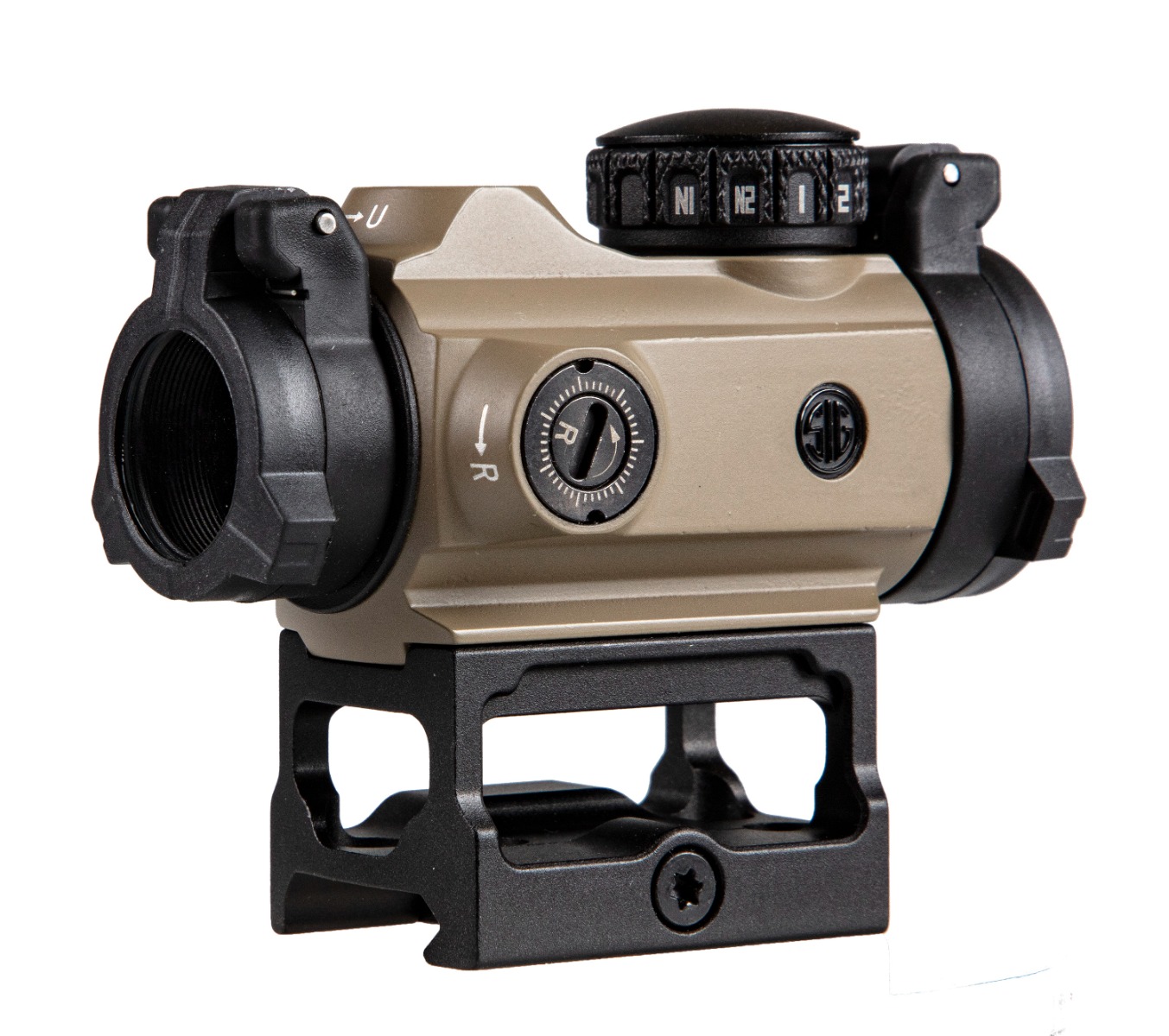 ROMEO-MSR COMPACT RED DOT SIGHT, 1X20MM, 2 MOA RED DOT, 1.0 MOA ADJ, M1913, FDE