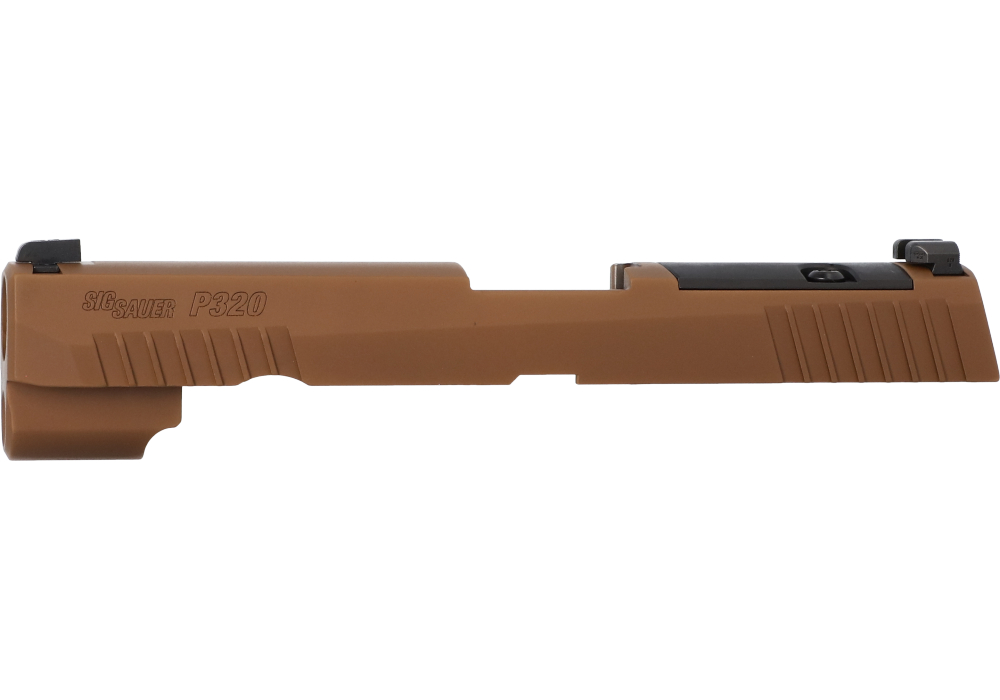 P320 FULL-SIZE 9MM 4.7" SLIDE ASSEMBLY, SIG-LOC READY, COYOTE BROWN
