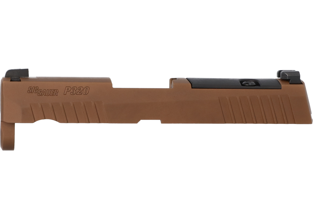 P320 SUB-COMPACT 9MM 3.6" SLIDE ASSEMBLY, SIG-LOC READY, COYOTE BROWN