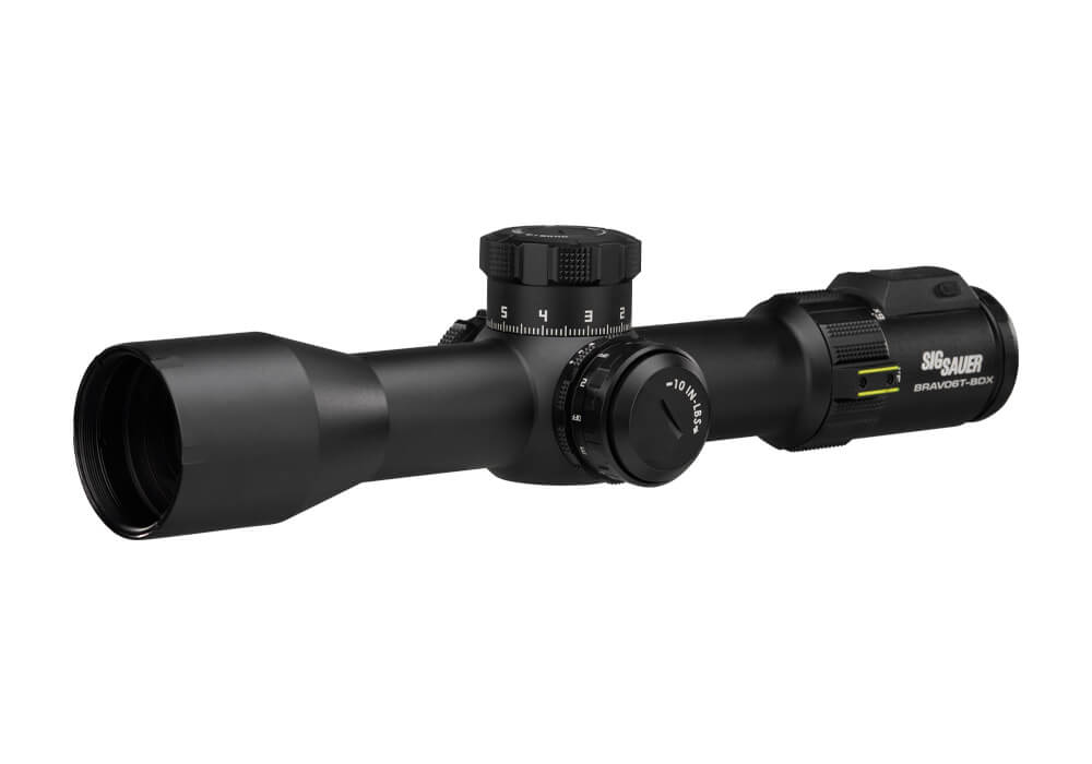 BRAVO6TBDX SCOPE, 3-18X44MM, 35MM, FFP, MRAD MILLING, LEVELPLEX, SIDE FOCUS, BDX-T1 MRAD ADJ, BLACK