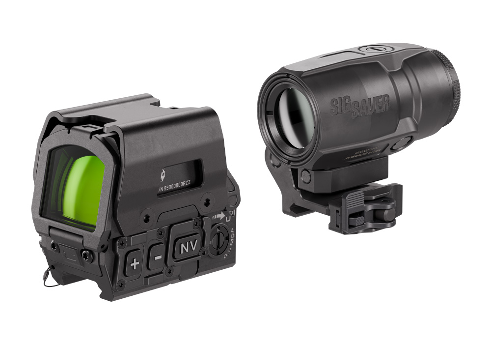 COMBO KIT, ROMEO8T-AMR 1X40 FULL SIZE RED DOT SHROUDED, JULIET3T-AMR 3X22MM MAGNIFIER