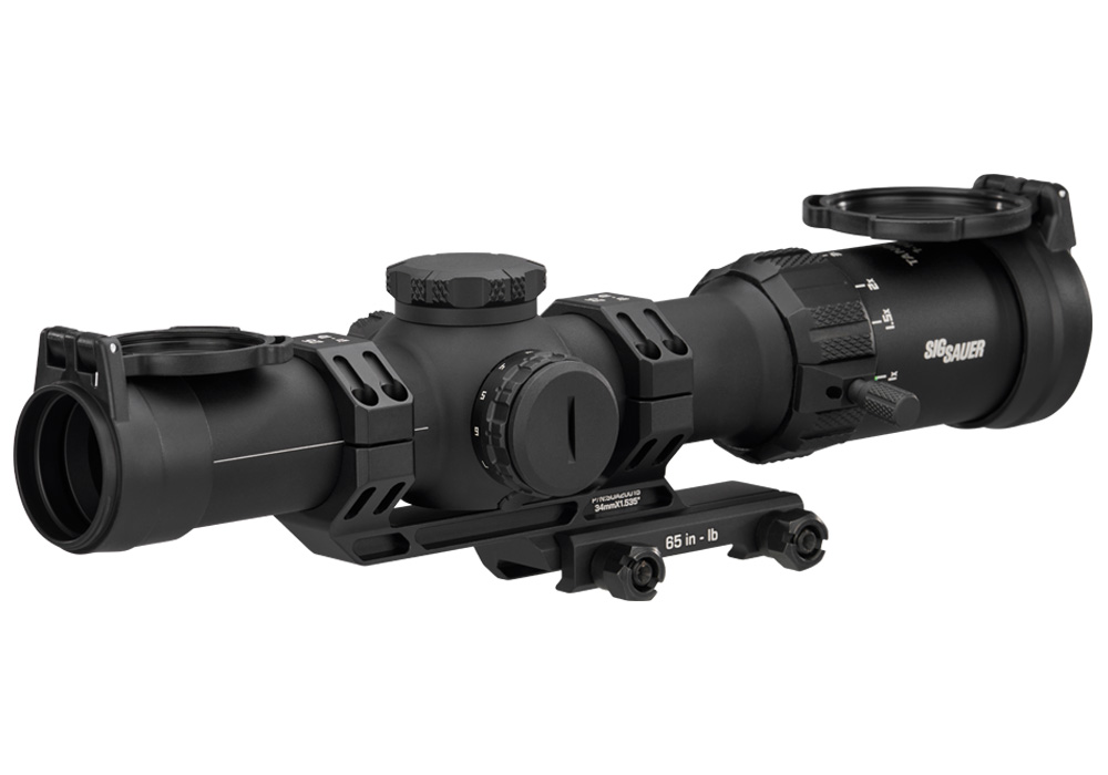 TANGO MSR SCOPE, 1-10x28MM, 34MM, SFP, ILLUMINATED MSR BDC-10 RETICLE, 0.5 MOA, CAPPED TURRET, BLACK W/ 1.535 MOUNT
