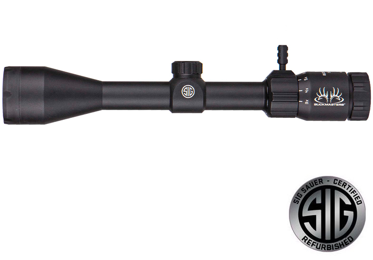 BUCKMASTERS SCOPE 3-12X44MM BDC - CERTIFIED REFURBISHED