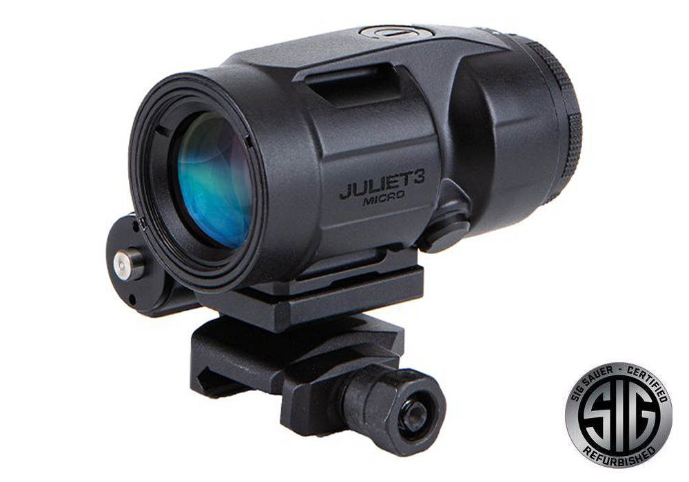 【実物】SIG SAUER JULIET3 3X MAGNIFIER JULIET3-MICRO 3X MAGNIFIER 3X22MM - CERTIFIED REFURBISHED