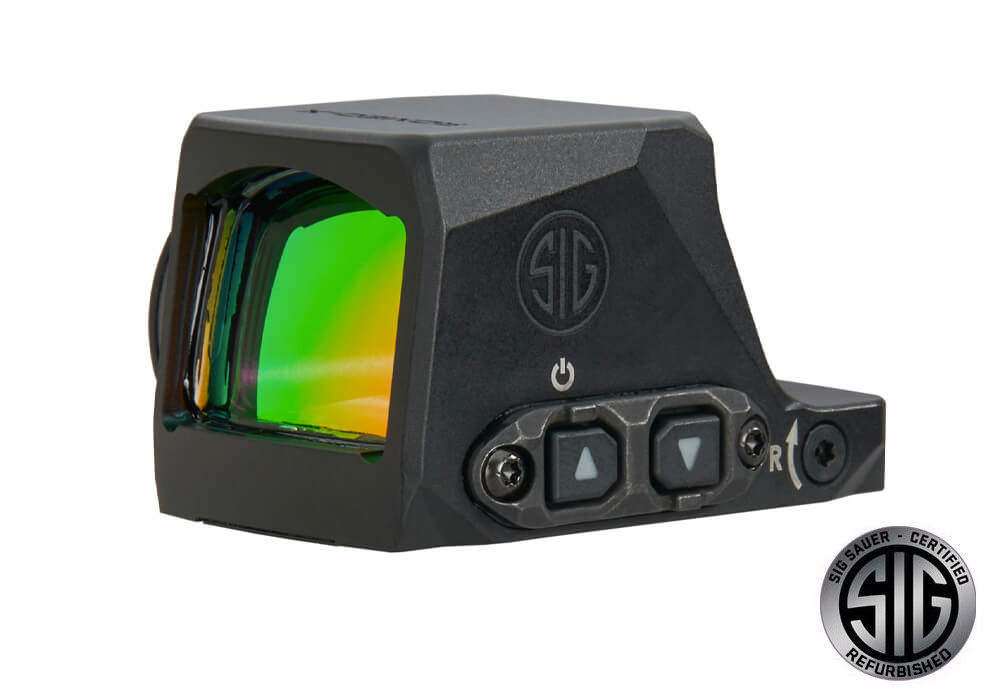 ROMEO-X REFLEX SIGHT, ENCLOSED, COMPACT FOOTPRINT, 3 MOA RED DOT, BLACK - CERTIFIED REFURBISHED