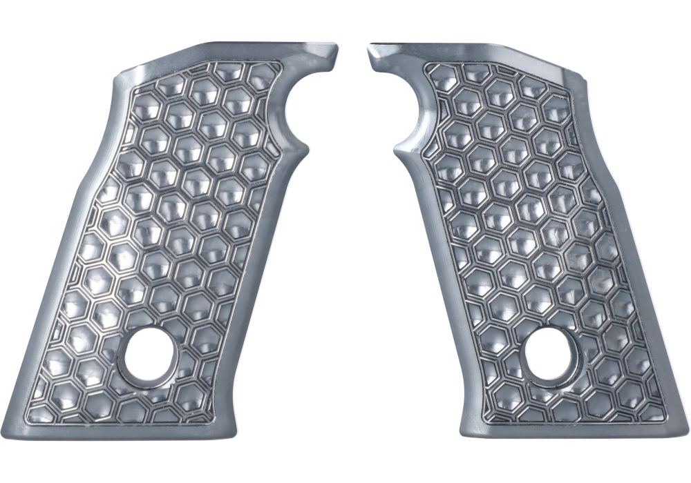 P211-AXG KRAKEN GUNMETAL GRIP PANELS - VYTAL MANUFACTURING