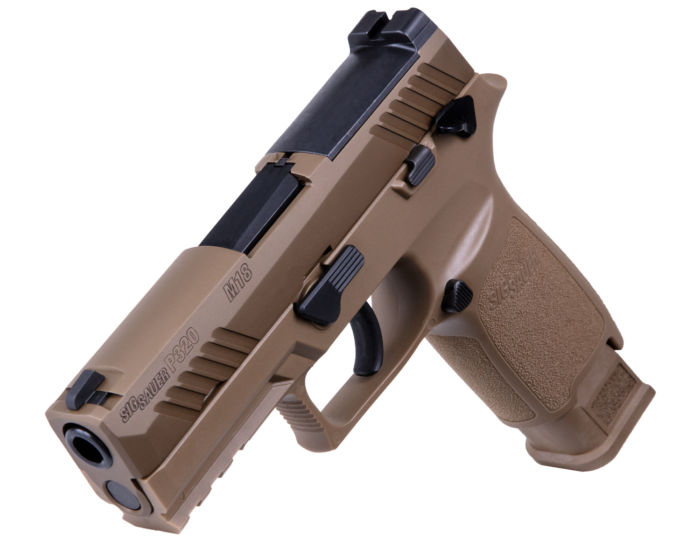 P320-M18, the commercial variant of the U.S. Military Modular Handgun System (MHS) M18