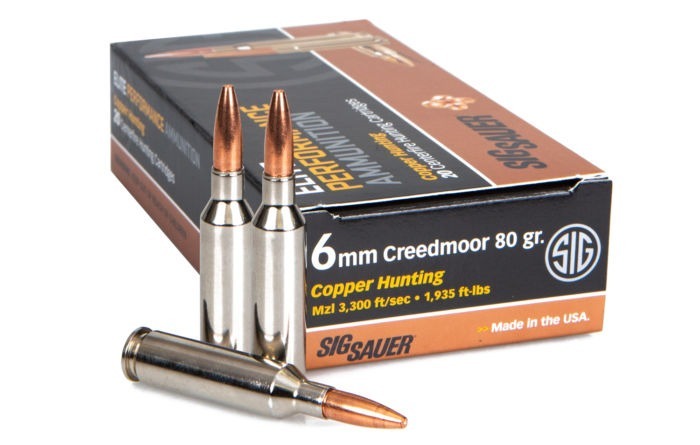 Box of 6mm Creedmoor Elite Copper Hunting Ammunition