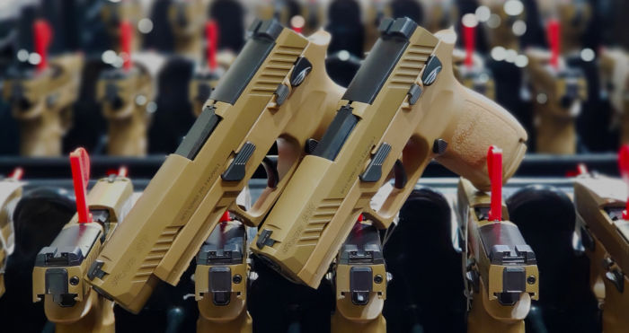 The M17 and M18 handguns are 9mm, striker-fired, P320-based platforms