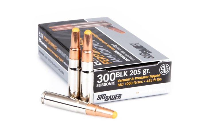 Subsonic 300BLK Tipped Hunting Ammunition