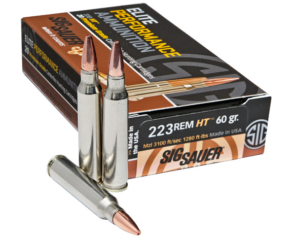 SIG HT Hunting Ammunition in 223 Rem